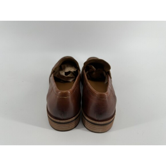 KORK-EASE Carlisle Tan Rum Brown Sz 8.5 Slip On Leather Loafer - Picture 3 of 7